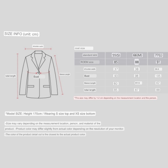 ROEM handmade TRENCH COAT, S, Grey - Picture 11 of 16